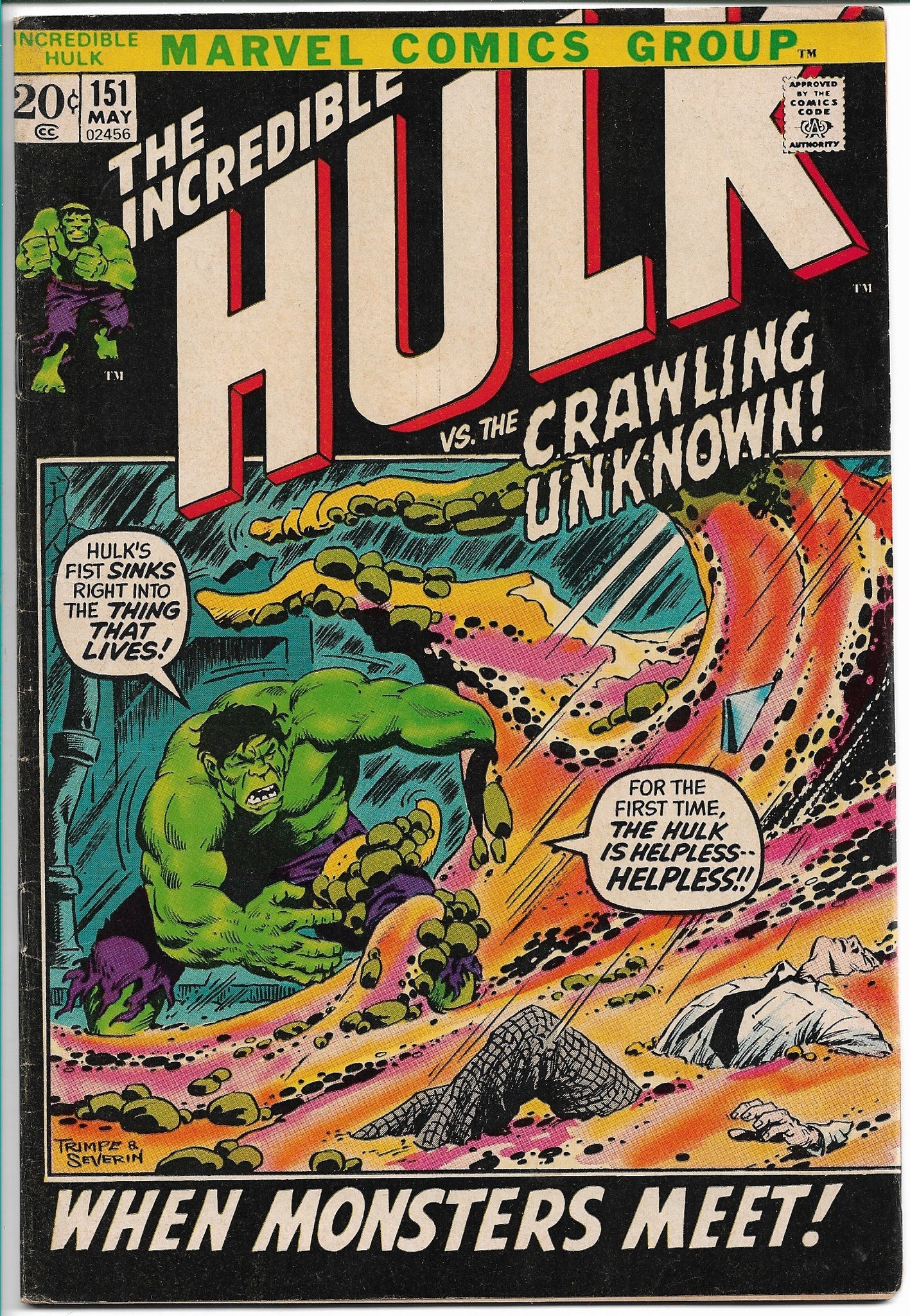 incredible hulk 151