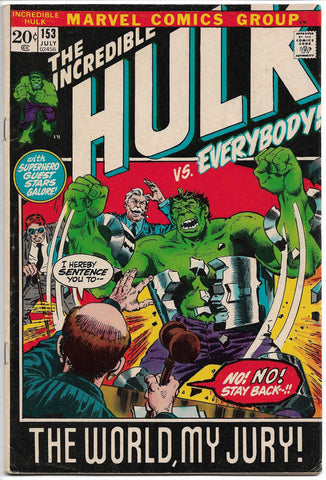 incredible hulk 153