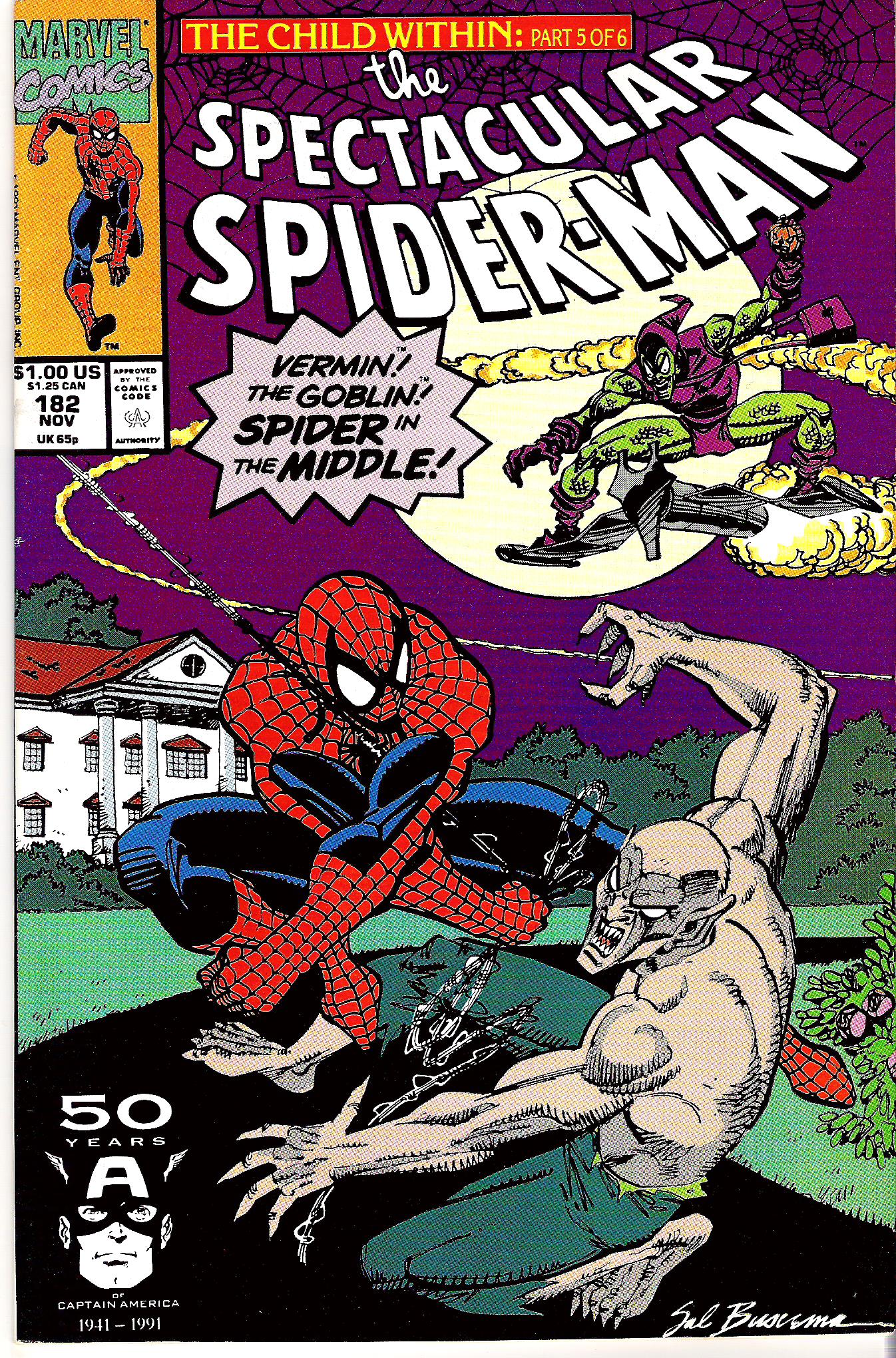 spectacular spider-man 182