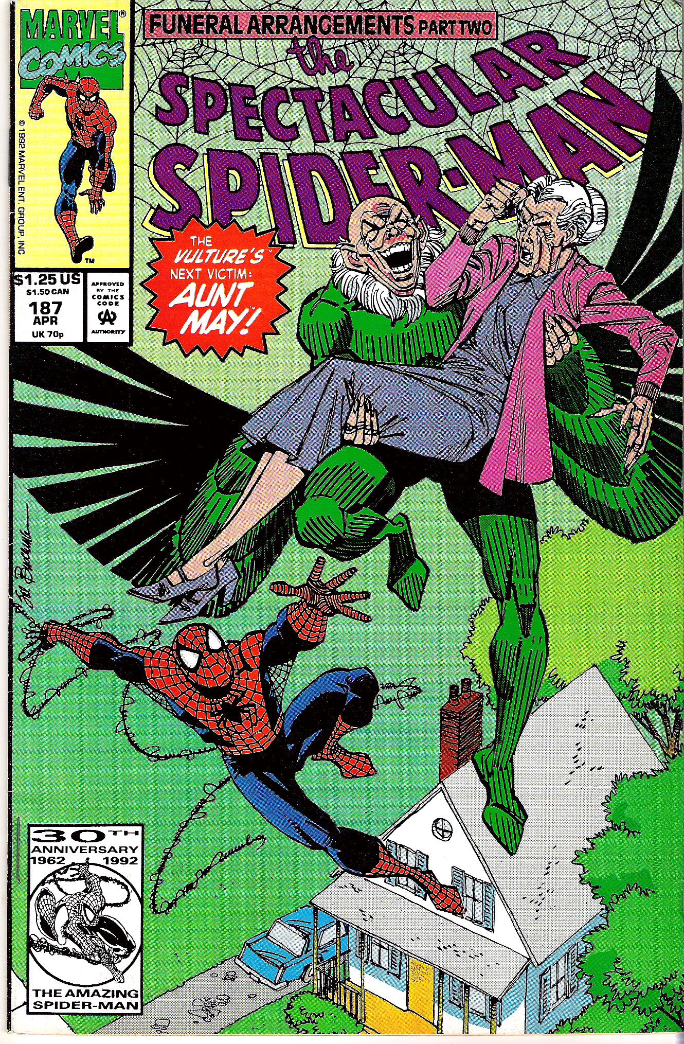 spectacular spider-man 187