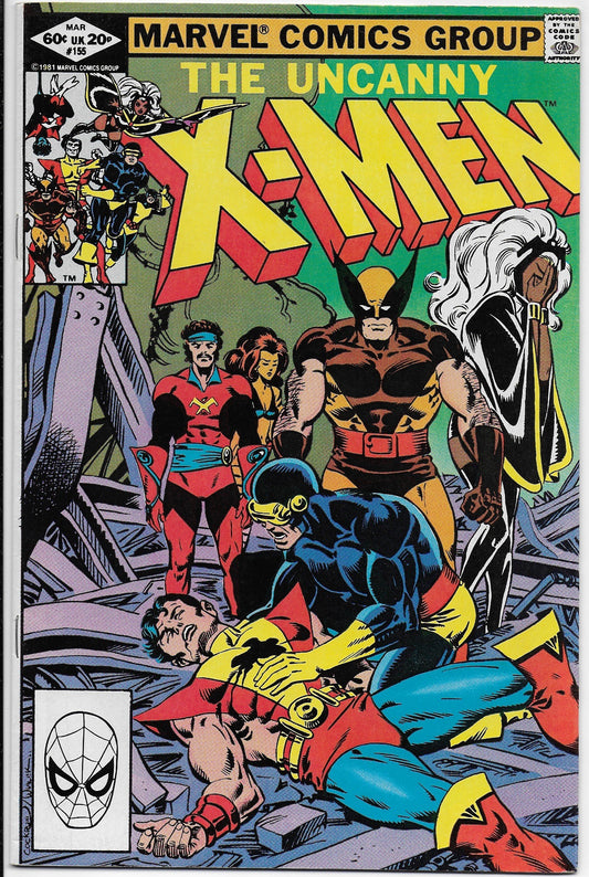 uncanny x-men 155