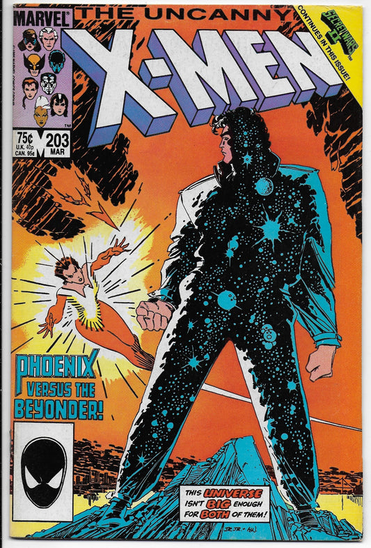 uncanny x-men 203