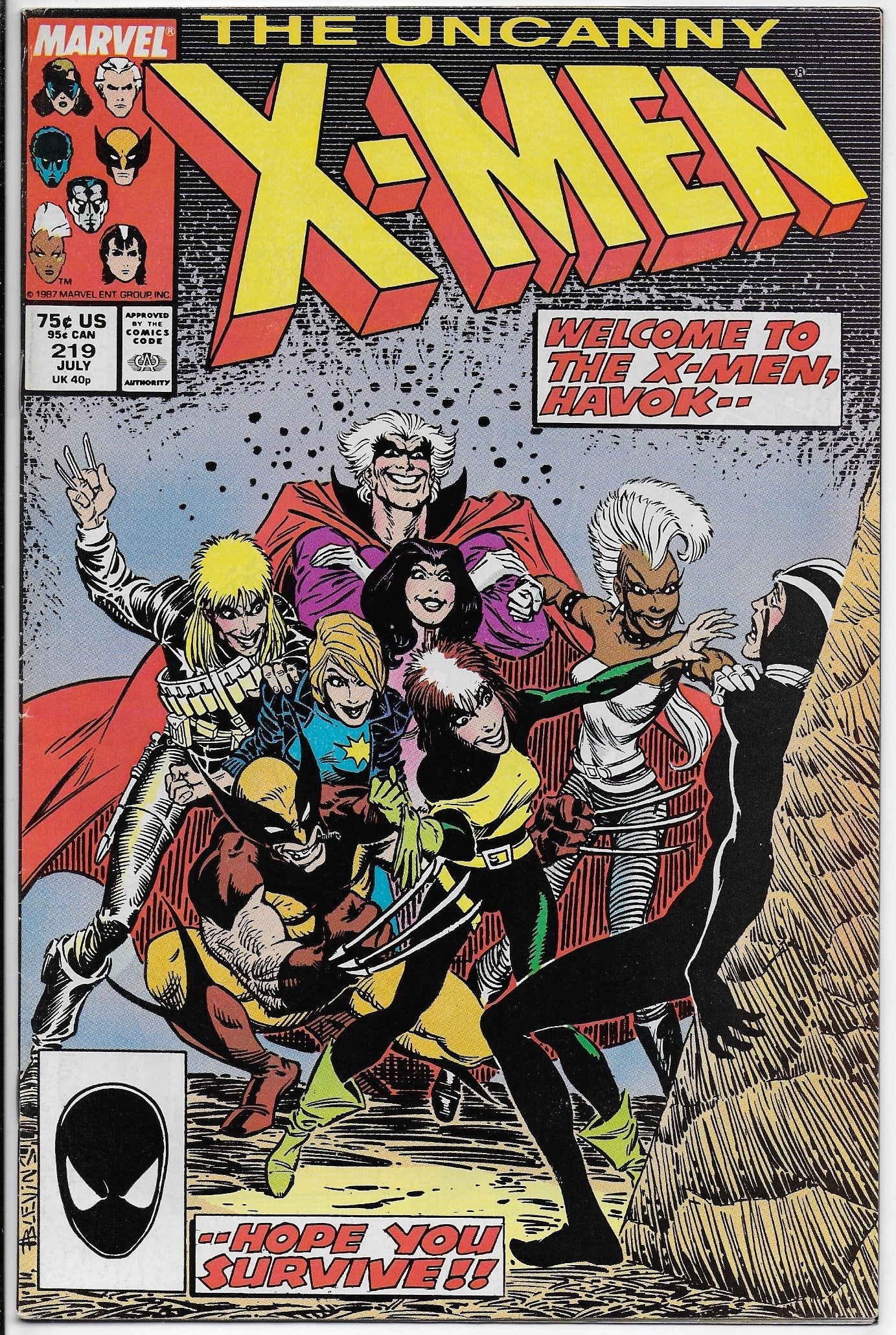 Uncanny X-Men 219