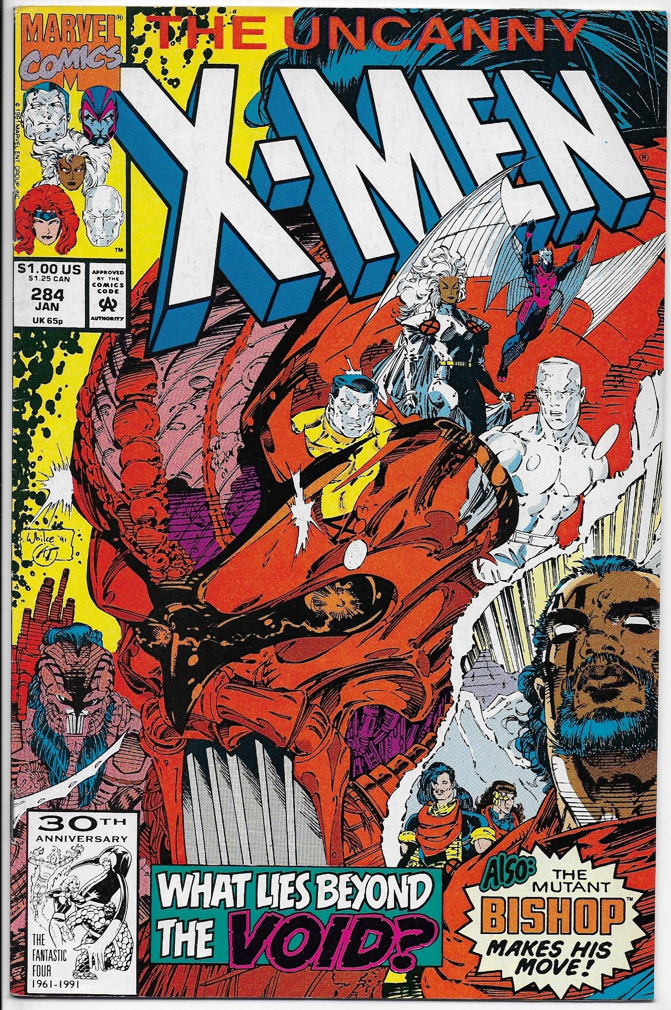 uncanny x-men 284