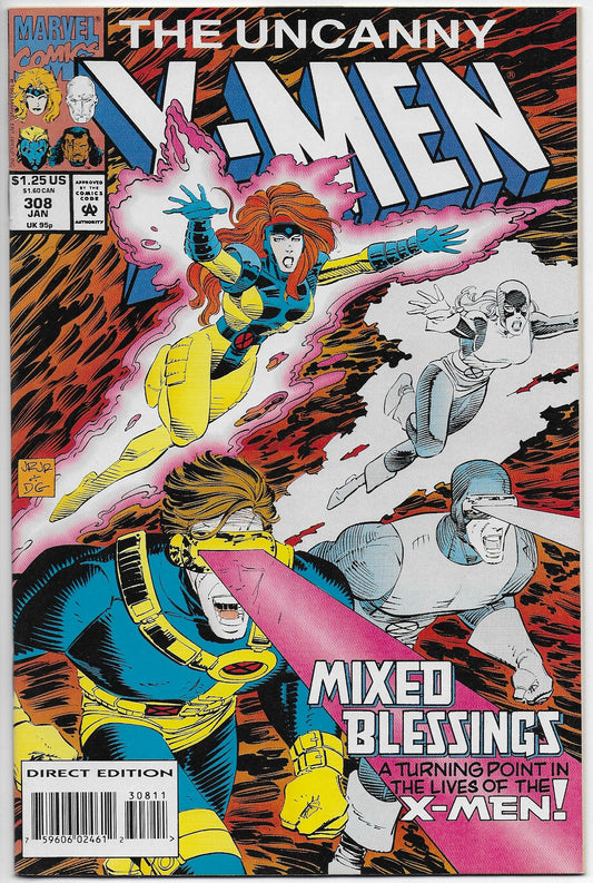 uncanny x-men 308