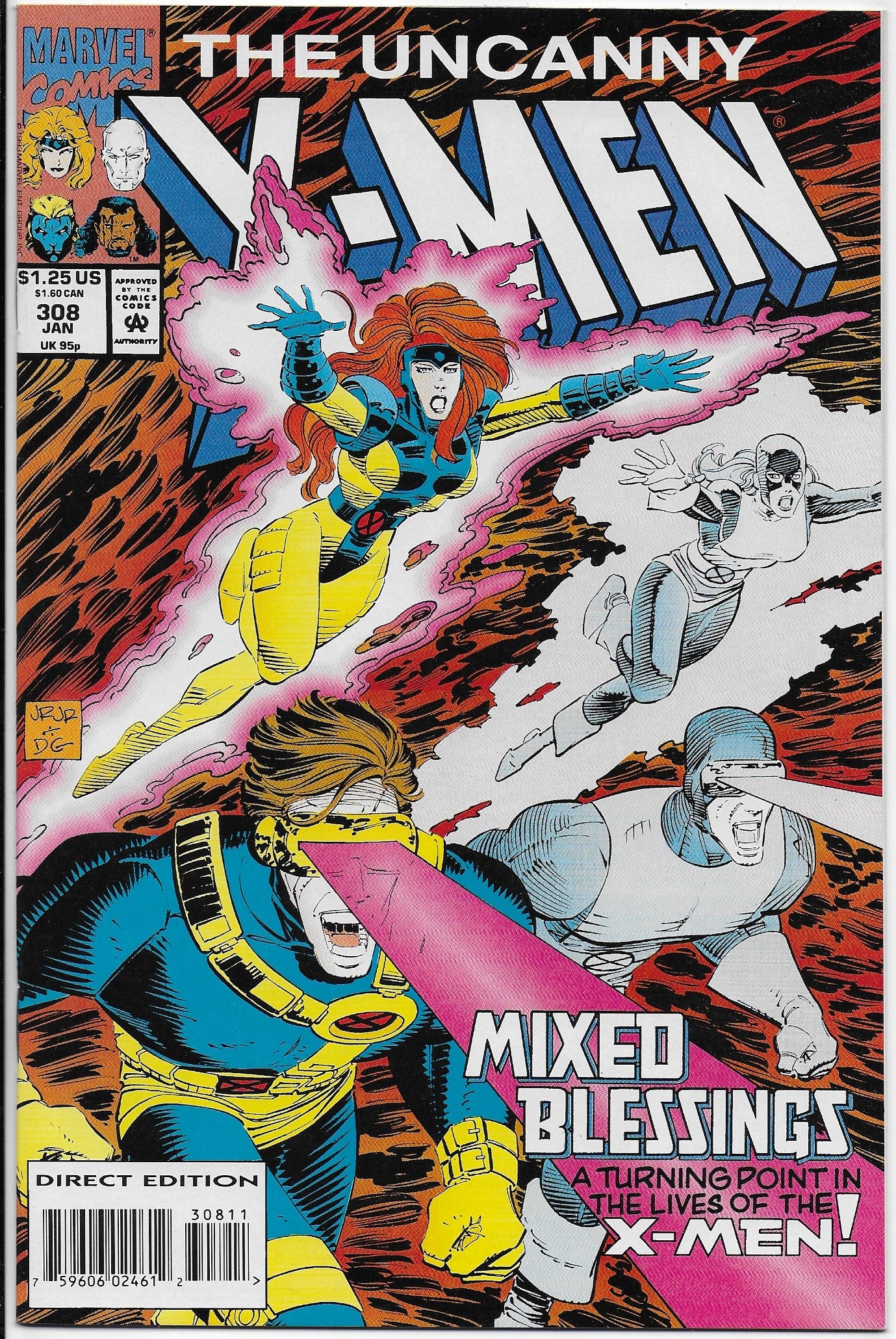 uncanny x-men 308