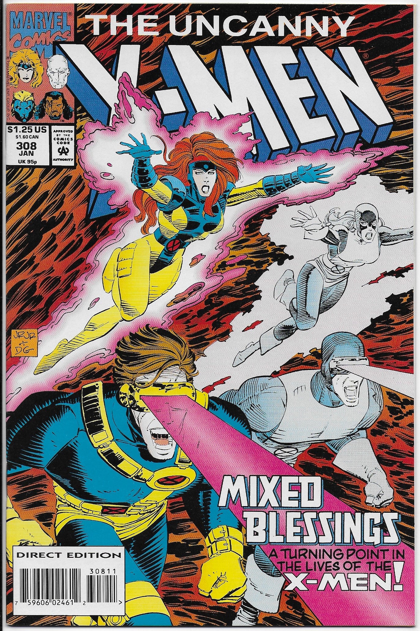 uncanny x-men 308