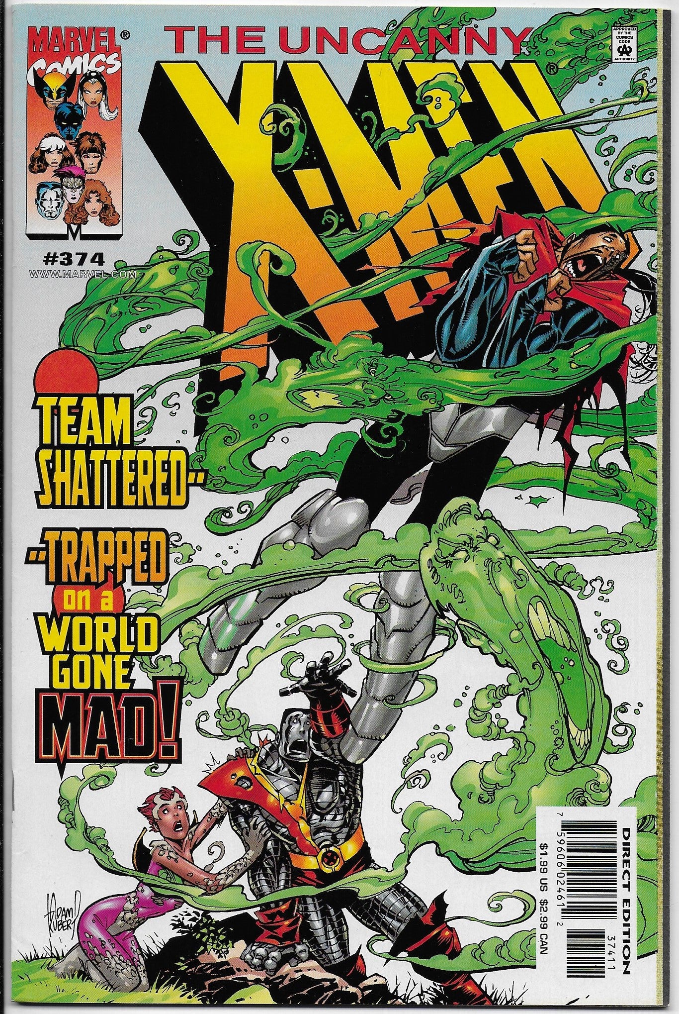 uncanny x-men 374