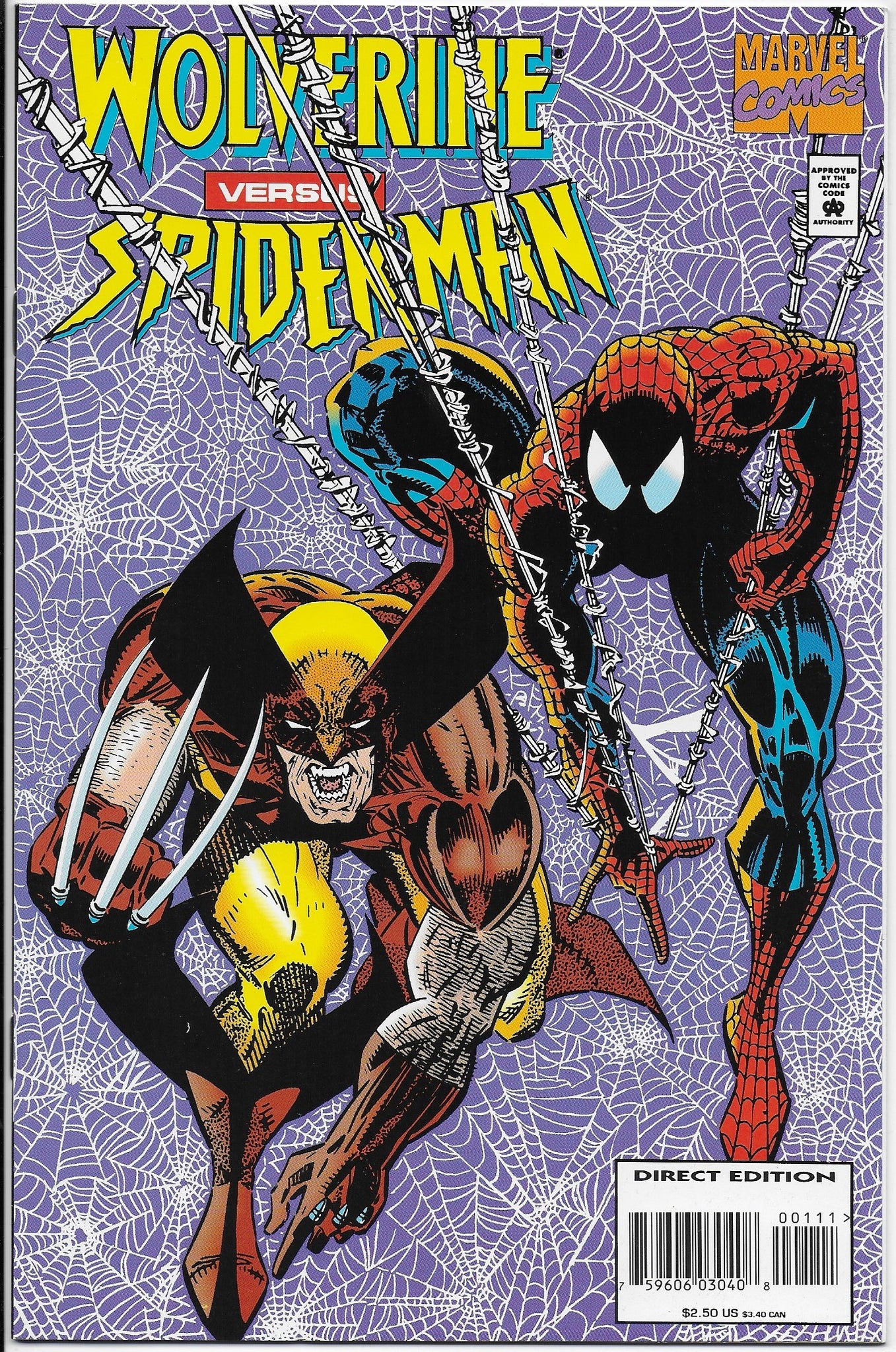 wolverine versus spider-man