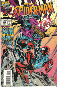 web of spider-man 121