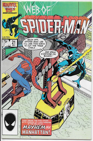 web of spider-man 21