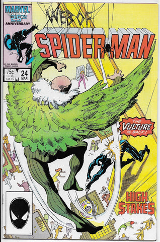 web of spider-man 24