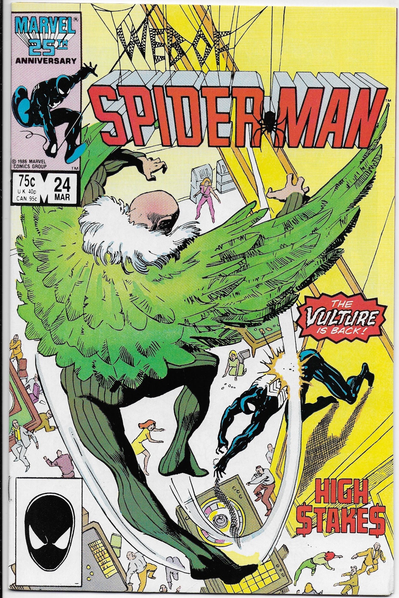 web of spider-man 24