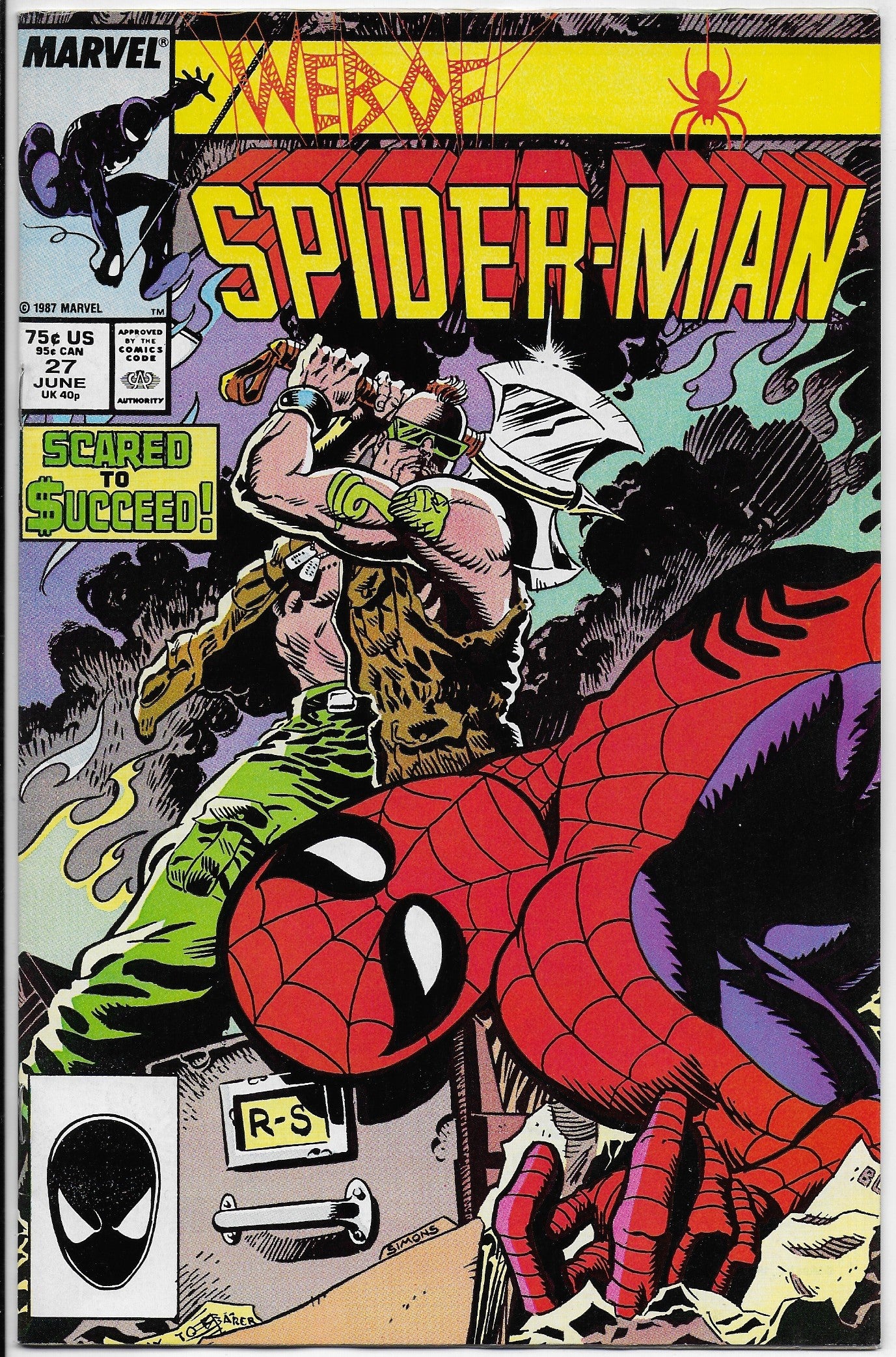 web of spider-man 27