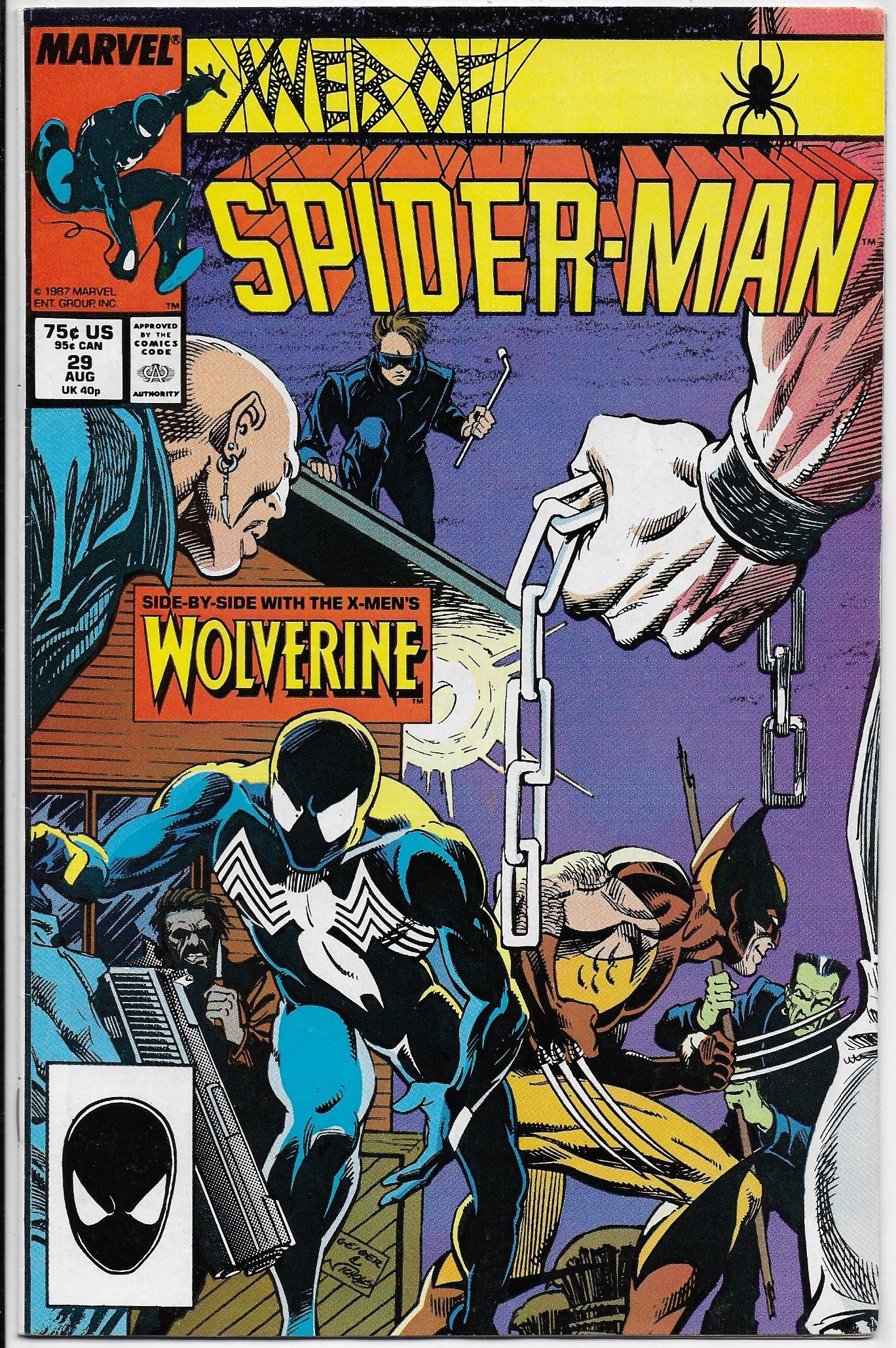 web of spider-man 29