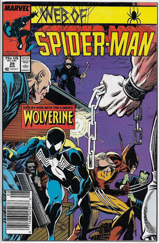 web of spider-man 29