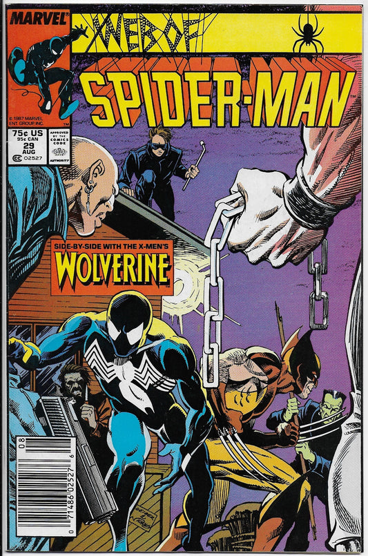 web of spider-man 29