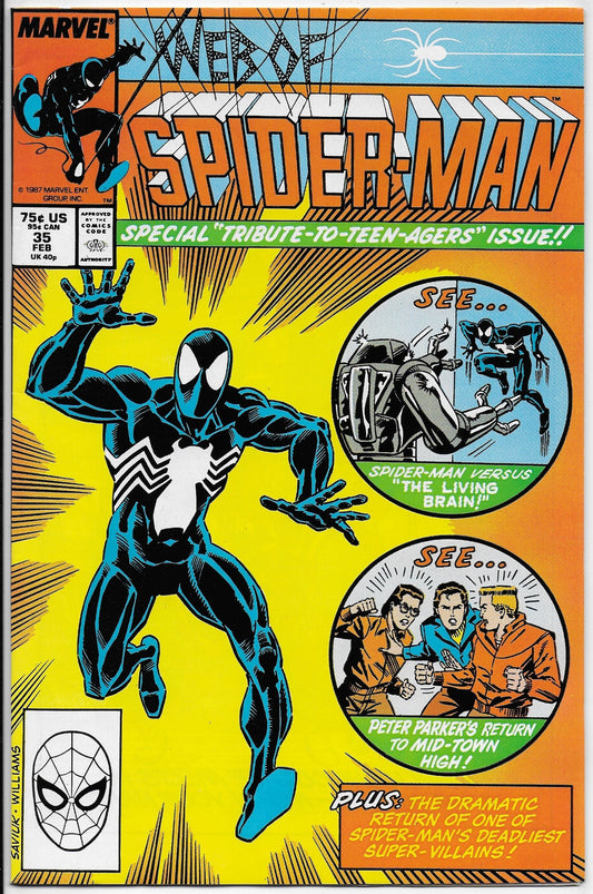 web of spider-man 35