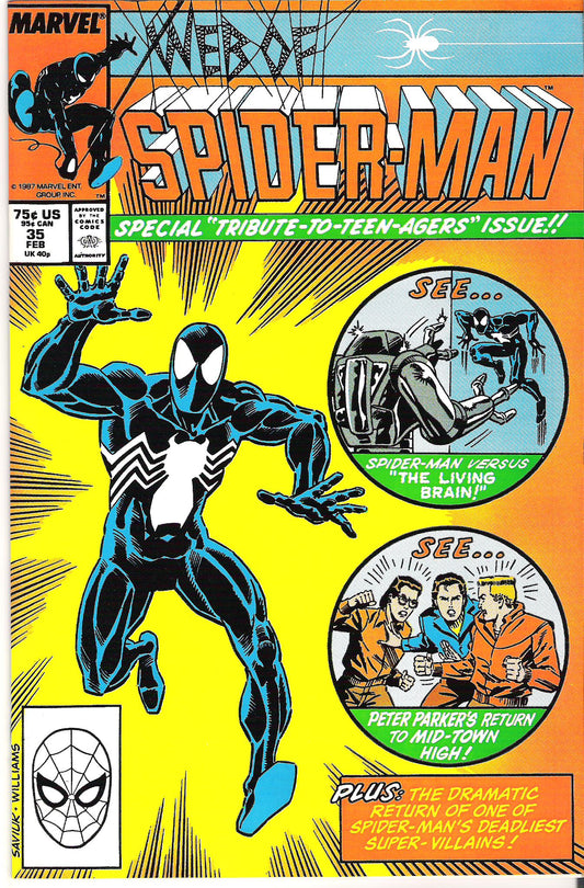 web of spider-man 35