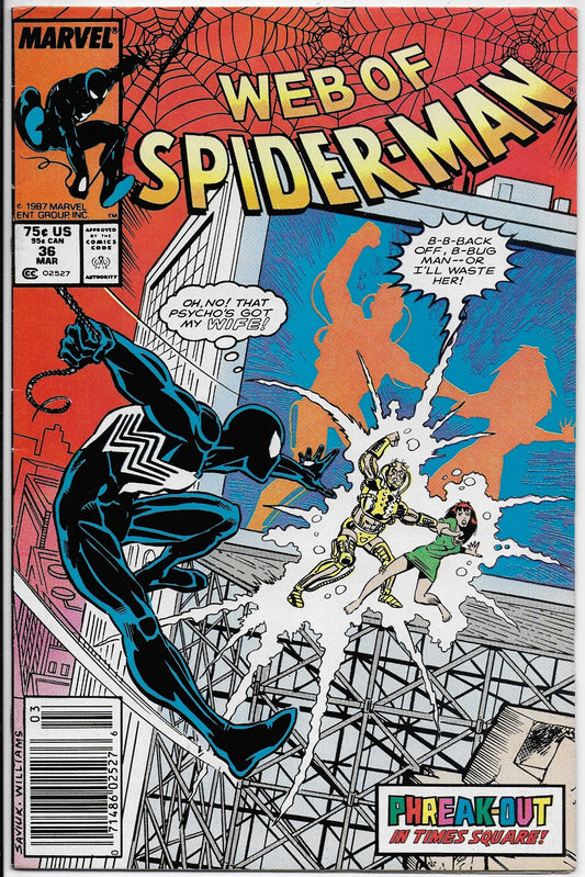 web of spider-man 36