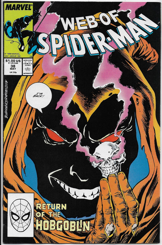 web of spider-man 38