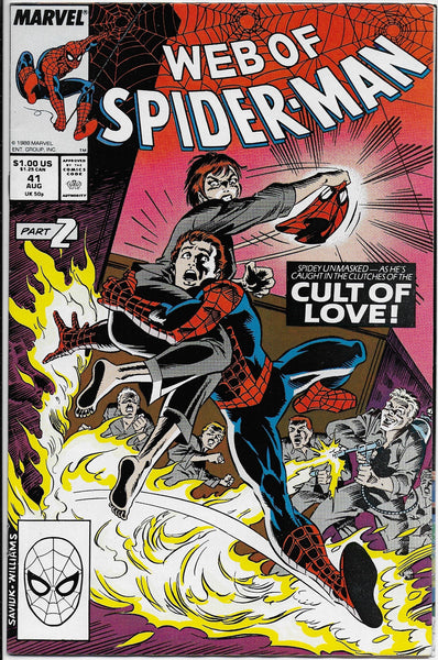 web of spider-man 41