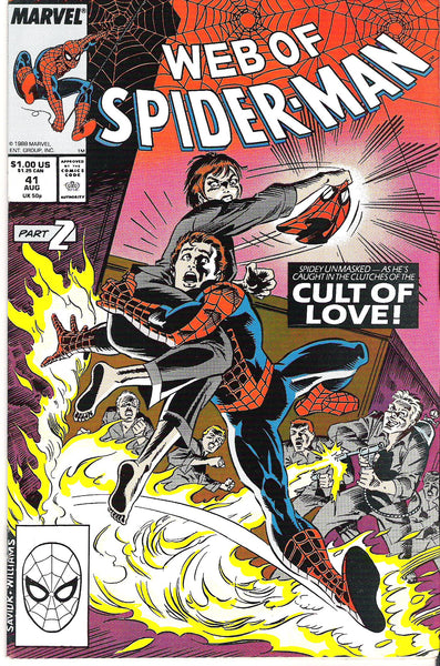 web of spider-man 41