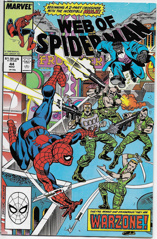 web of spider-man 44