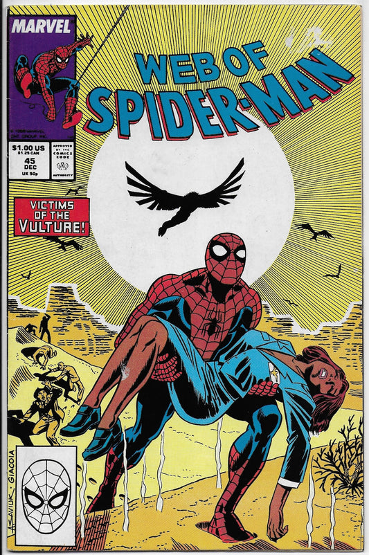 web of spider-man 45