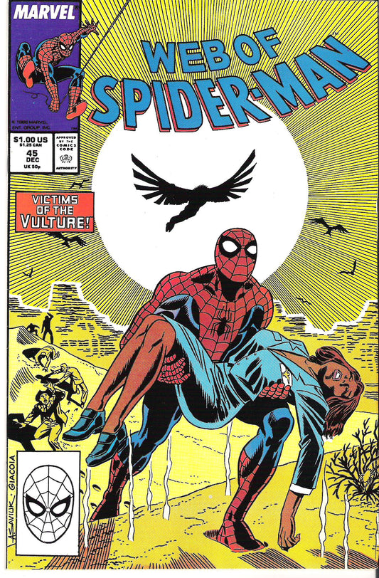 web of spider-man 45