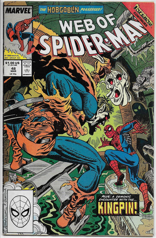 web of spider-man 48