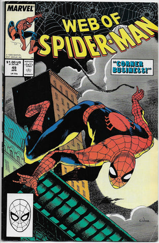 web of spider-man 49