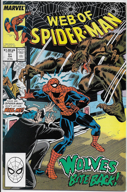 web of spider-man 51