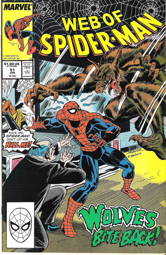 web of spider-man 51