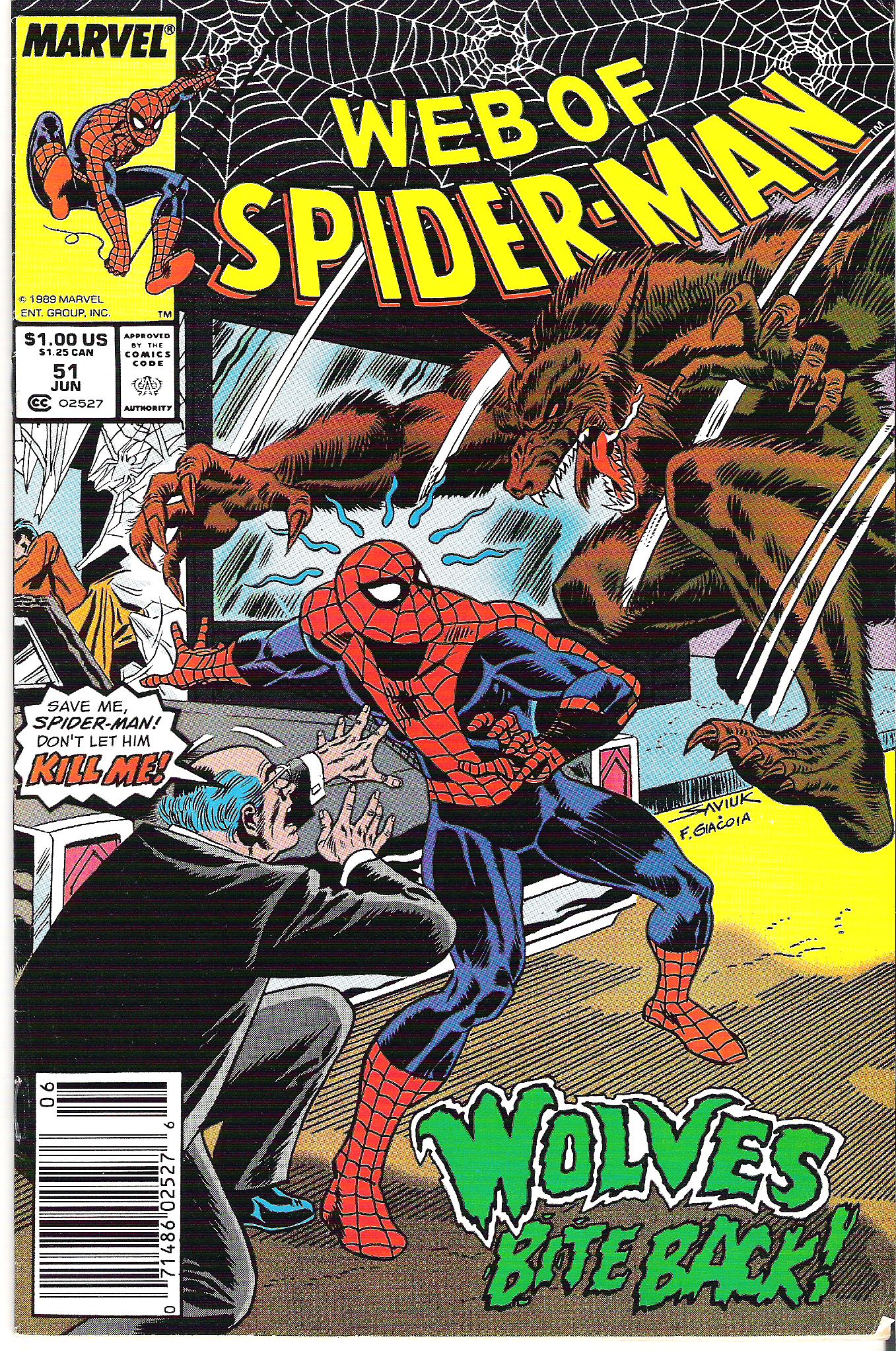 web of spider-man 51