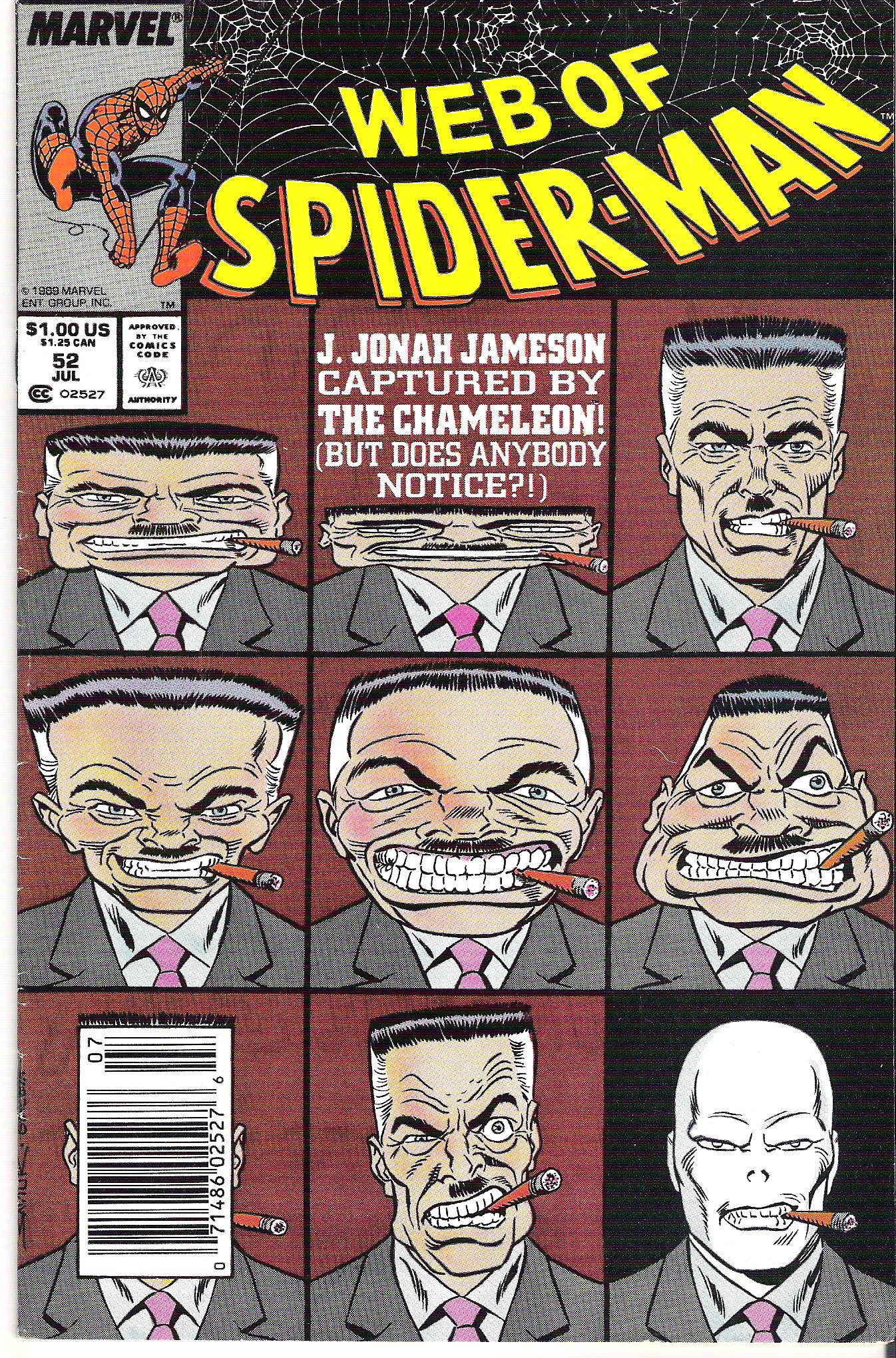 web of spider-man 52
