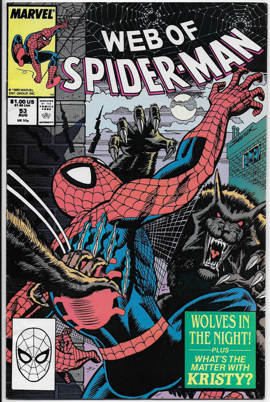 web of spider-man 53