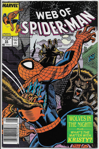 web of spider-man 53