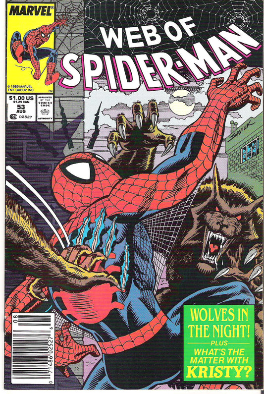 web of spider-man 53
