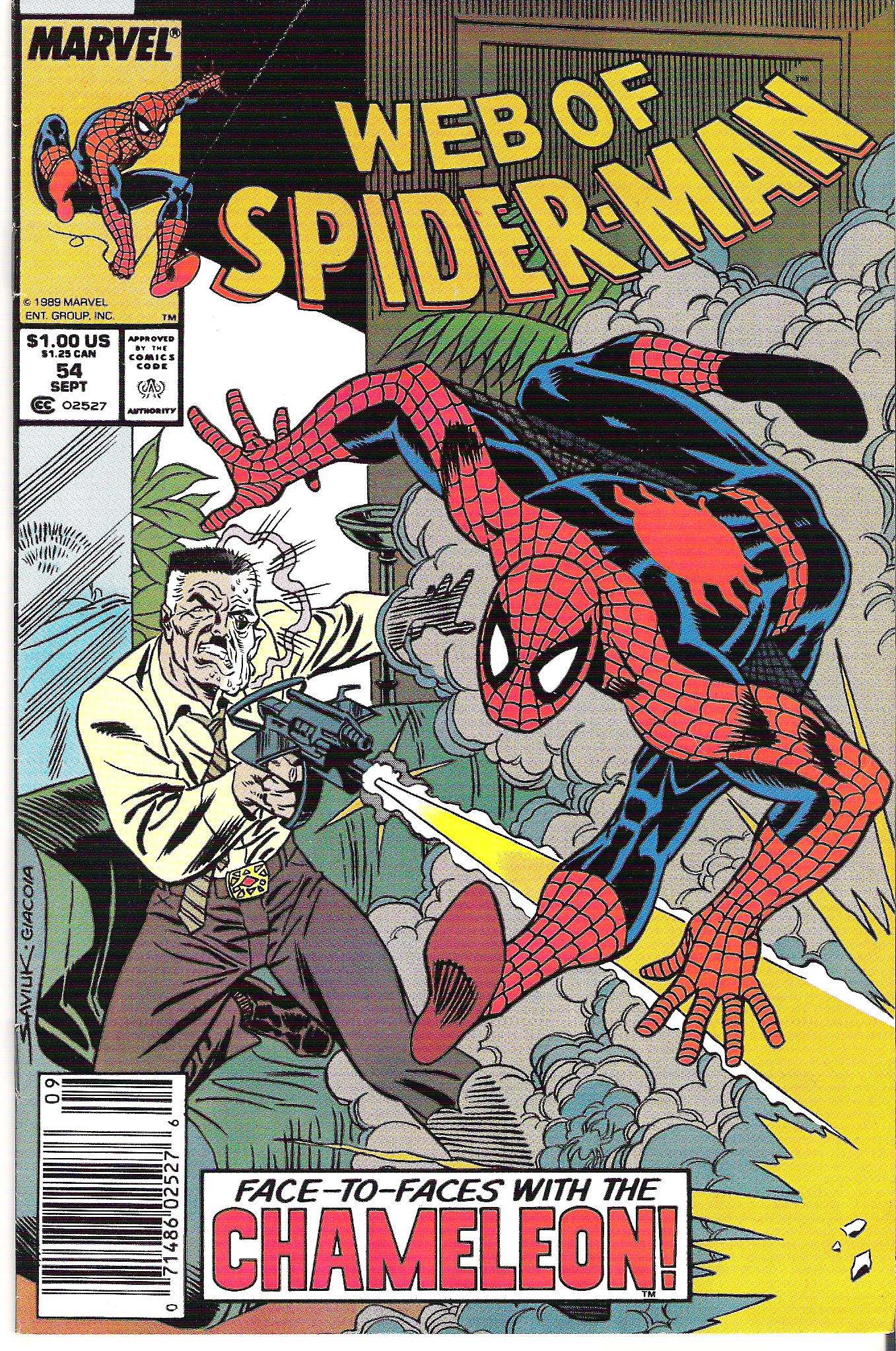 web of spider-man 54