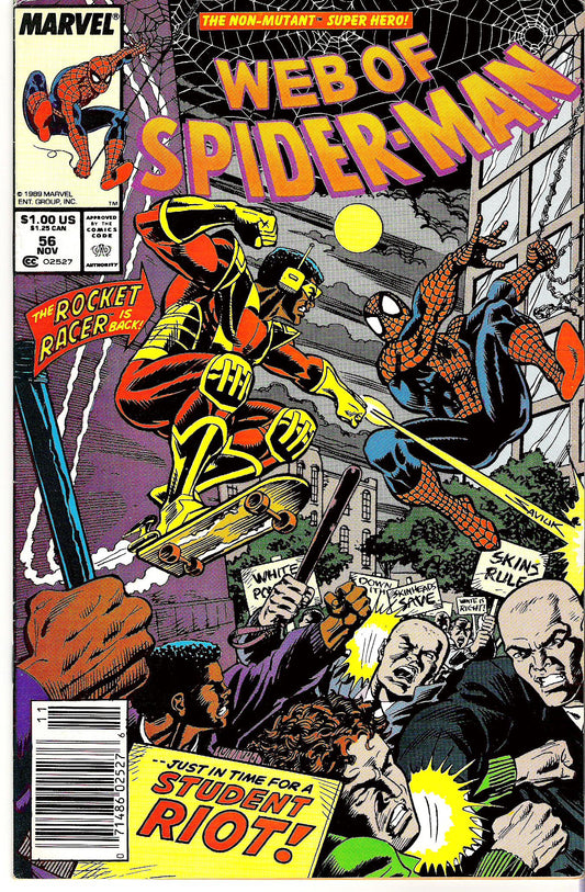 web of spider-man 56