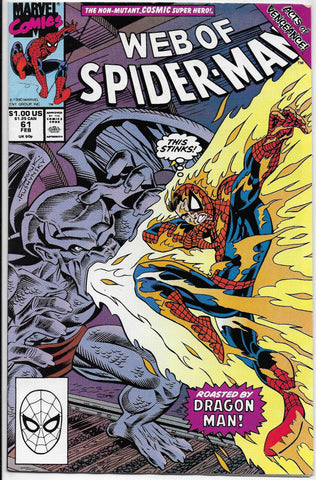 web of spider-man 61