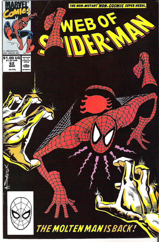web of spider-man 62
