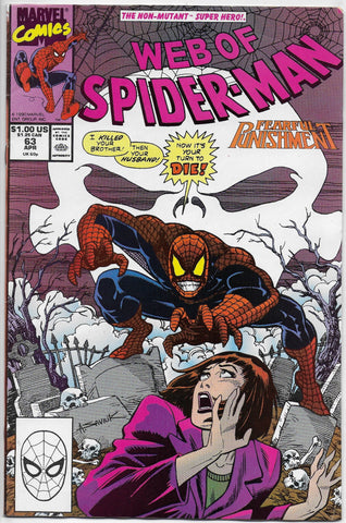 web of spider-man 63