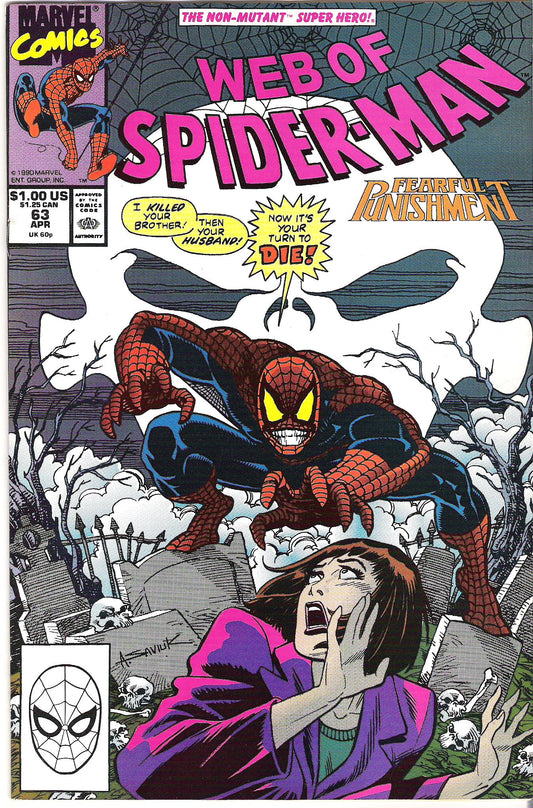 web of spider-man 63
