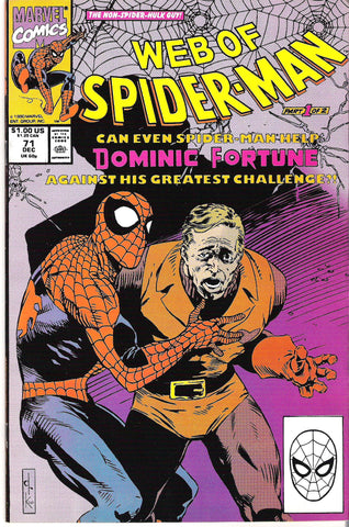 web of spider-man 71