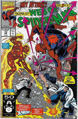 web of spider-man 73