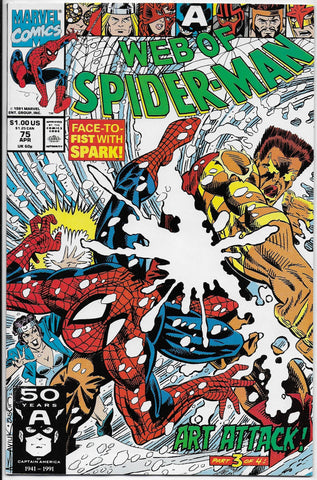 web of spider-man 75