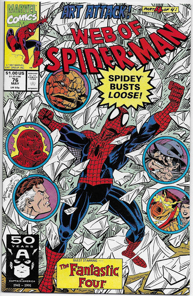 web of spider-man 76