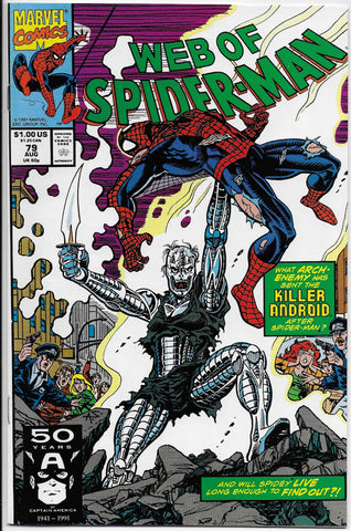 web of spider-man 79